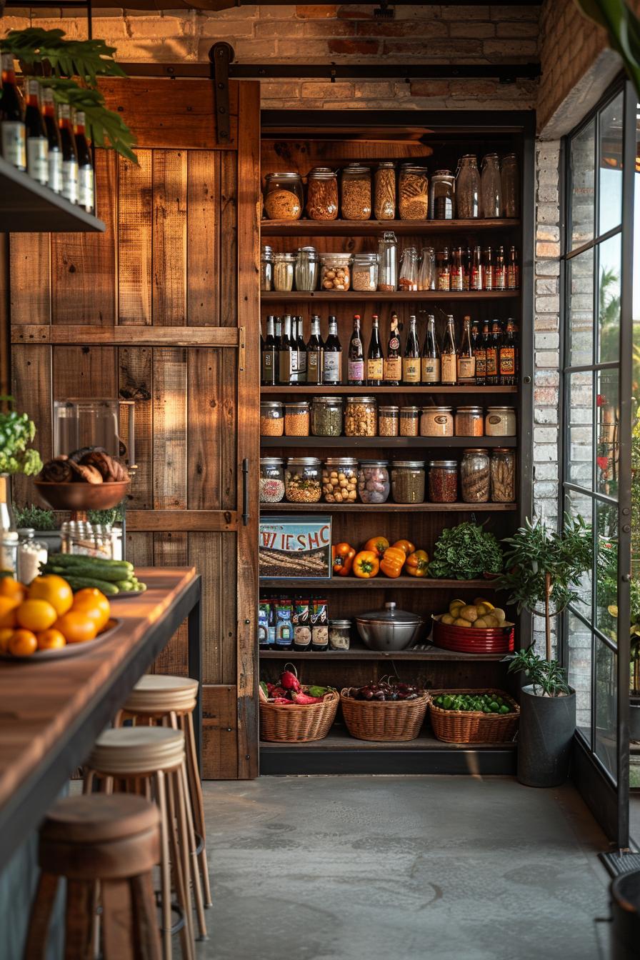 15 unique in the middle of the century modern kitchen ideas 30 10. Retro Pantry door with style-1