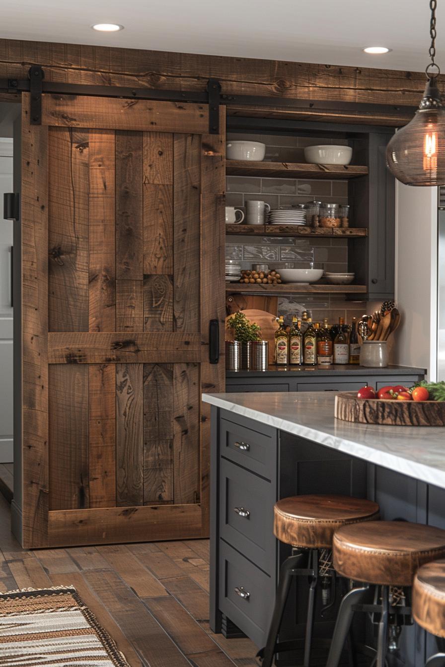 15 unique in the middle of the century modern kitchen ideas 31 10. Retro pantry door with style-2