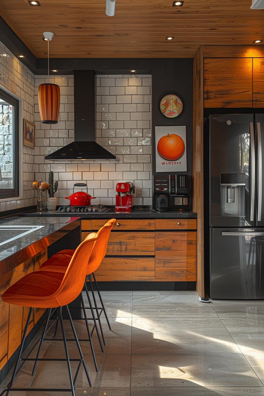 15 unique in the middle of the century modern kitchen ideas 32 11. Retro wall art for kitchen-0