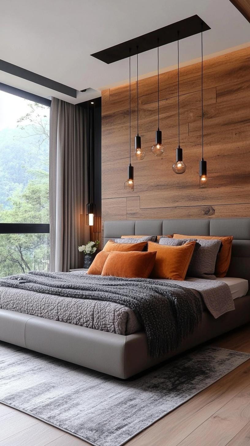 21 new bedroom ideas for your 2025 refreshment 16 5. Rich earthy tones with heavy blankets and pillow-0