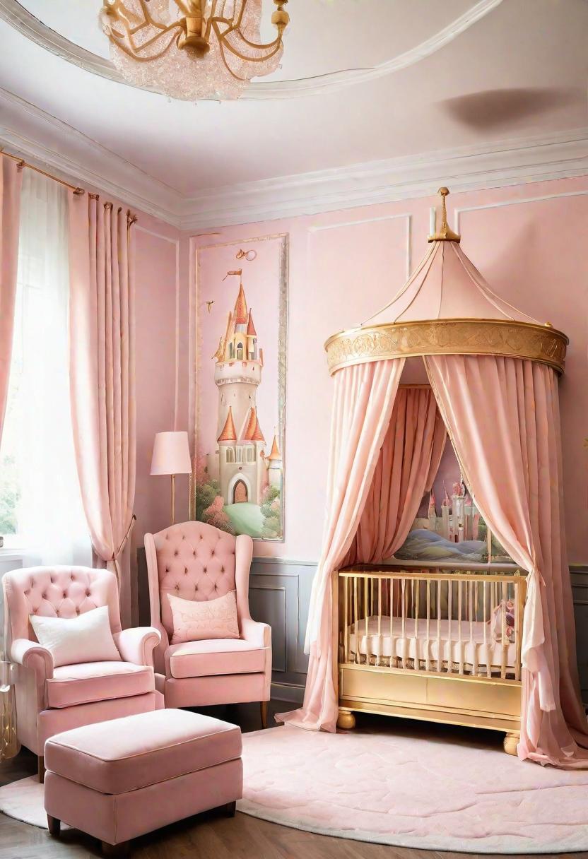 33 Enchanting Girl Nursery Ideas: Chic Decor for Her First Room 11 7. Royal Nursery Theme-0