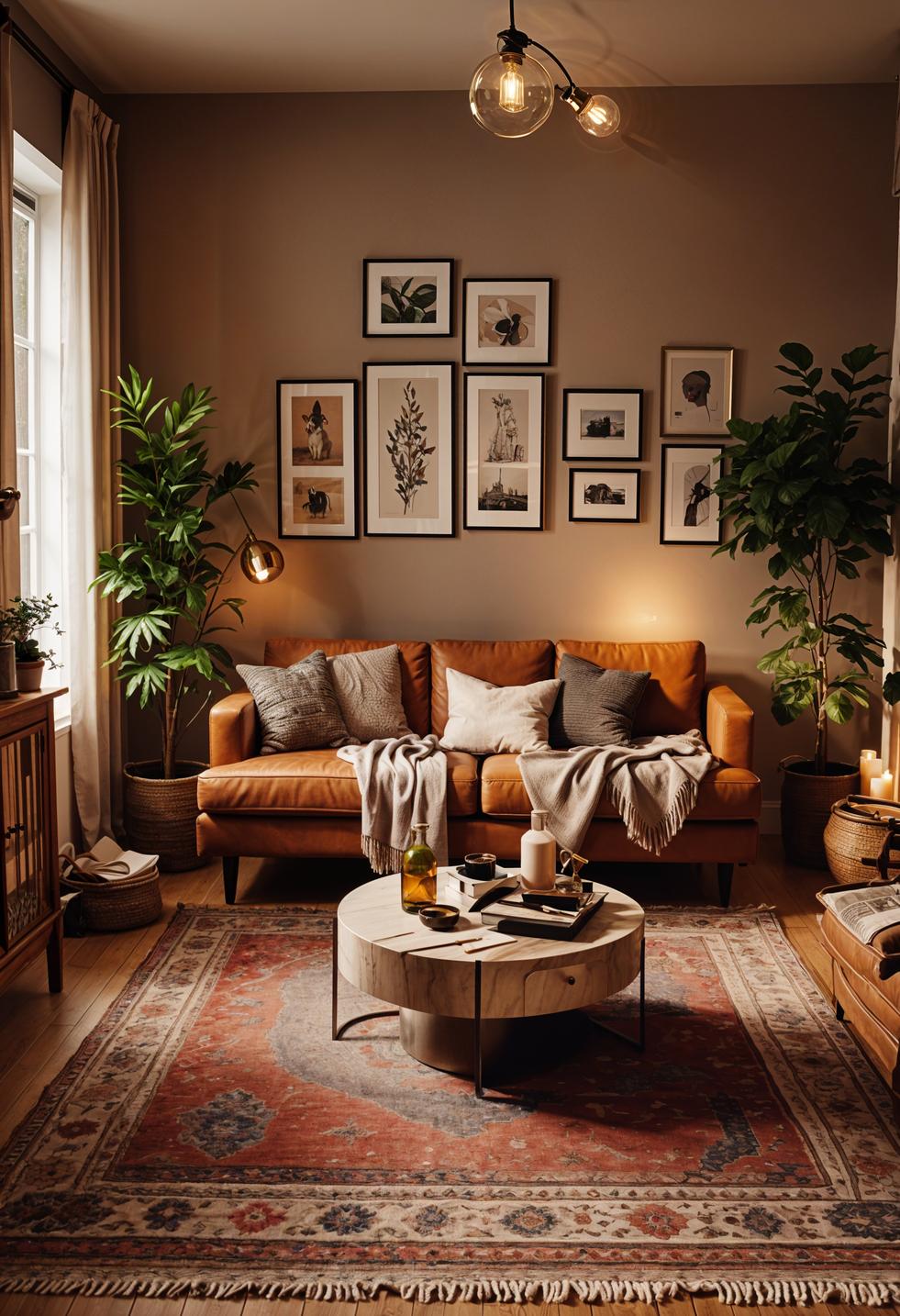 25 Genius Tiny Living Room Ideas 23 7. Carpet stratification for cozy residence-0