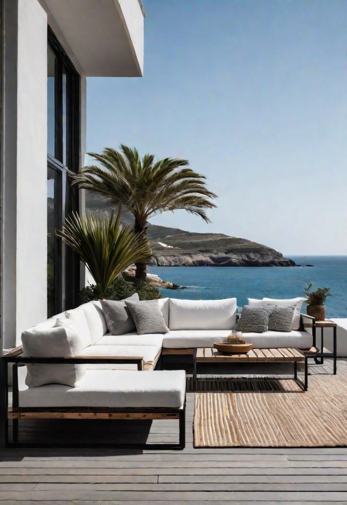 43 Inspiring Coastal Living Room Ideas 31 29. Rugged Coast Outdoor Furniture-0