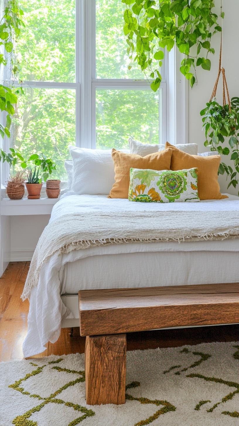 15 unique Boho bedroom -Decor ideas that you have to see 42 14. Rustic boho meditation corner ideas-2