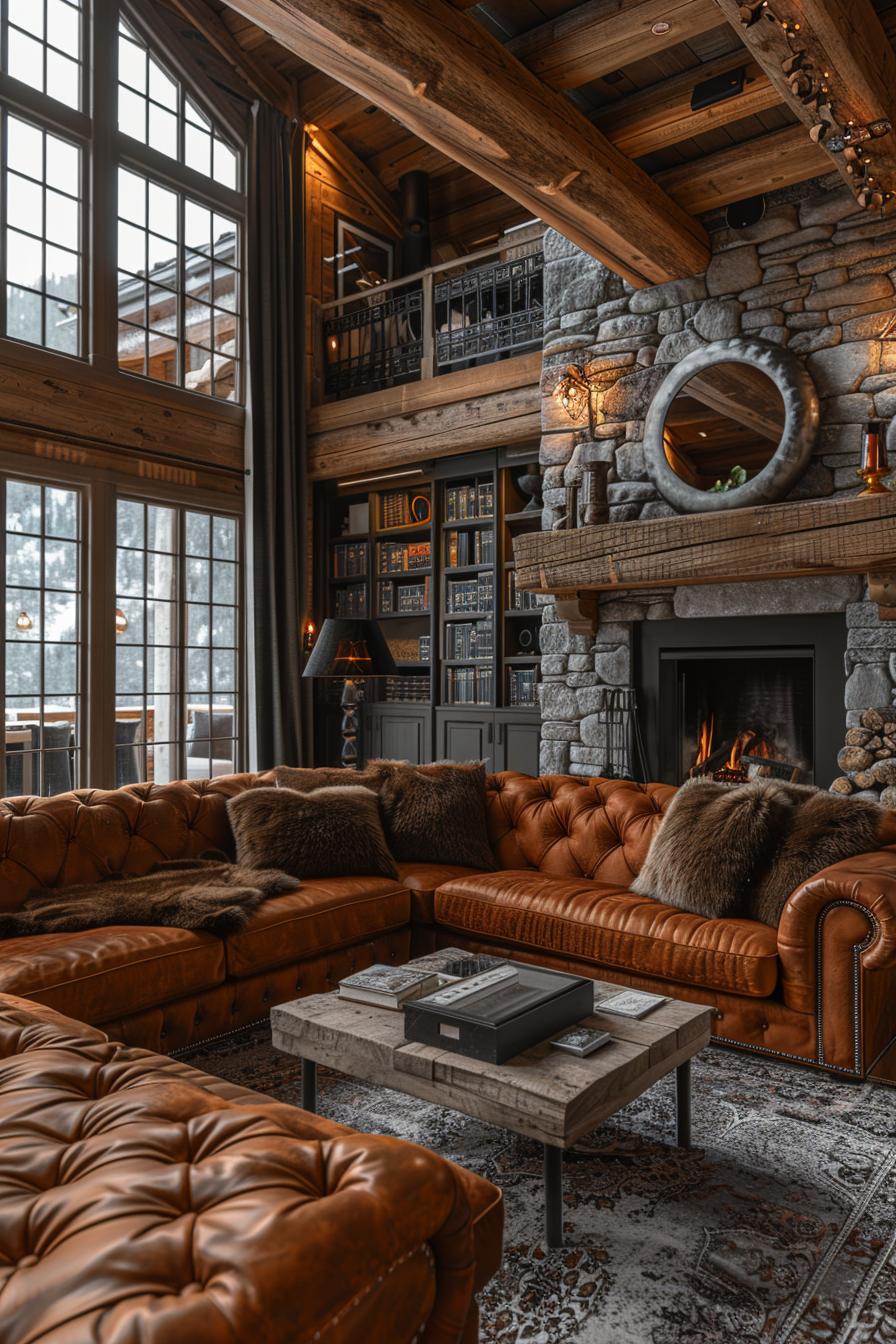 19 unique earthy living room ideas for a cozy makeover 26 8. Rustic earthy living space-1