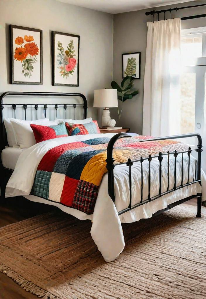 38 Genius Farmhouse Bedroom Ideas 9 7. Rustic Farmhouse Bedding Inspiration-0