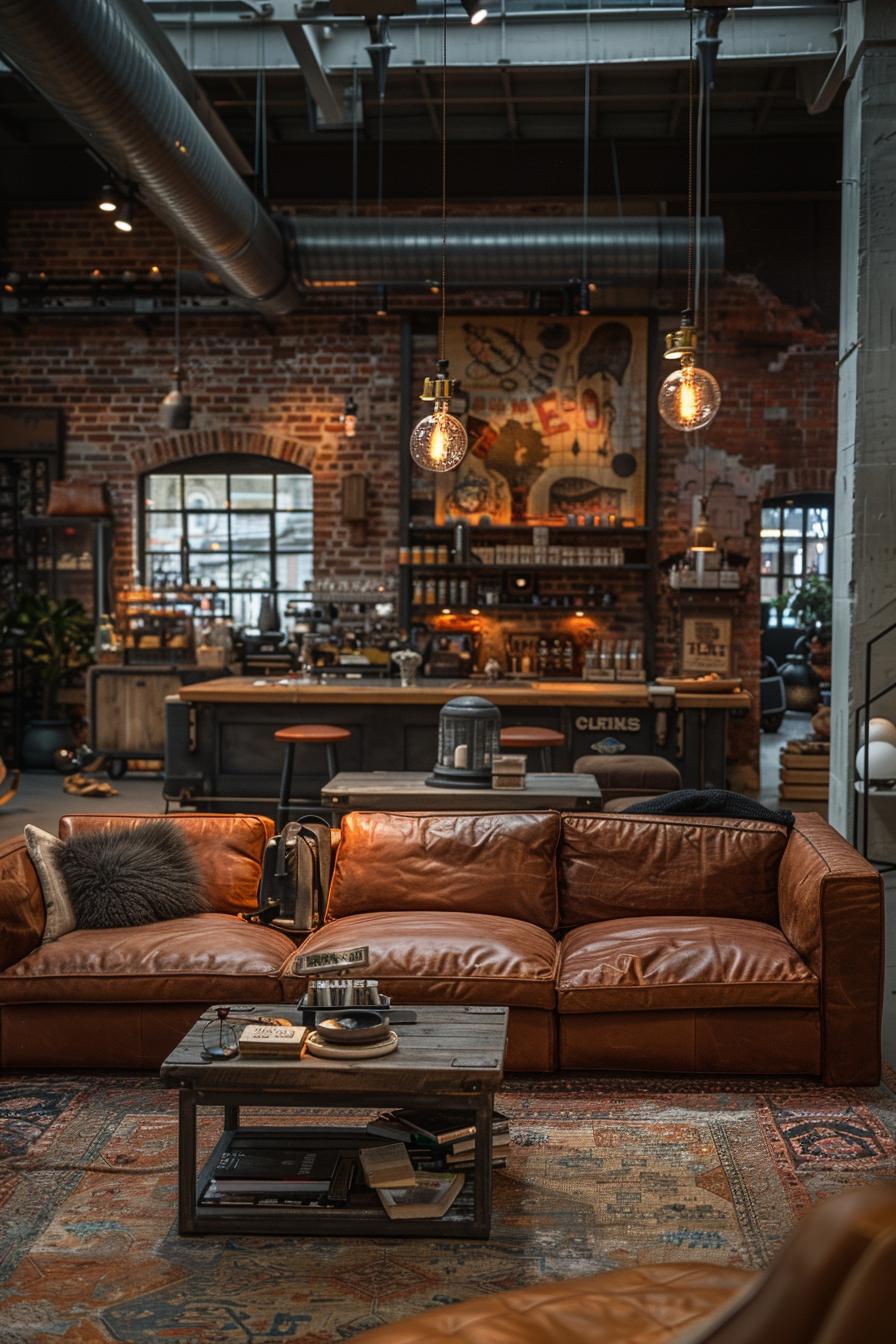19 unique earthy living room ideas for a cozy makeover 24 7. Rustic industrial living room Inspiration-2