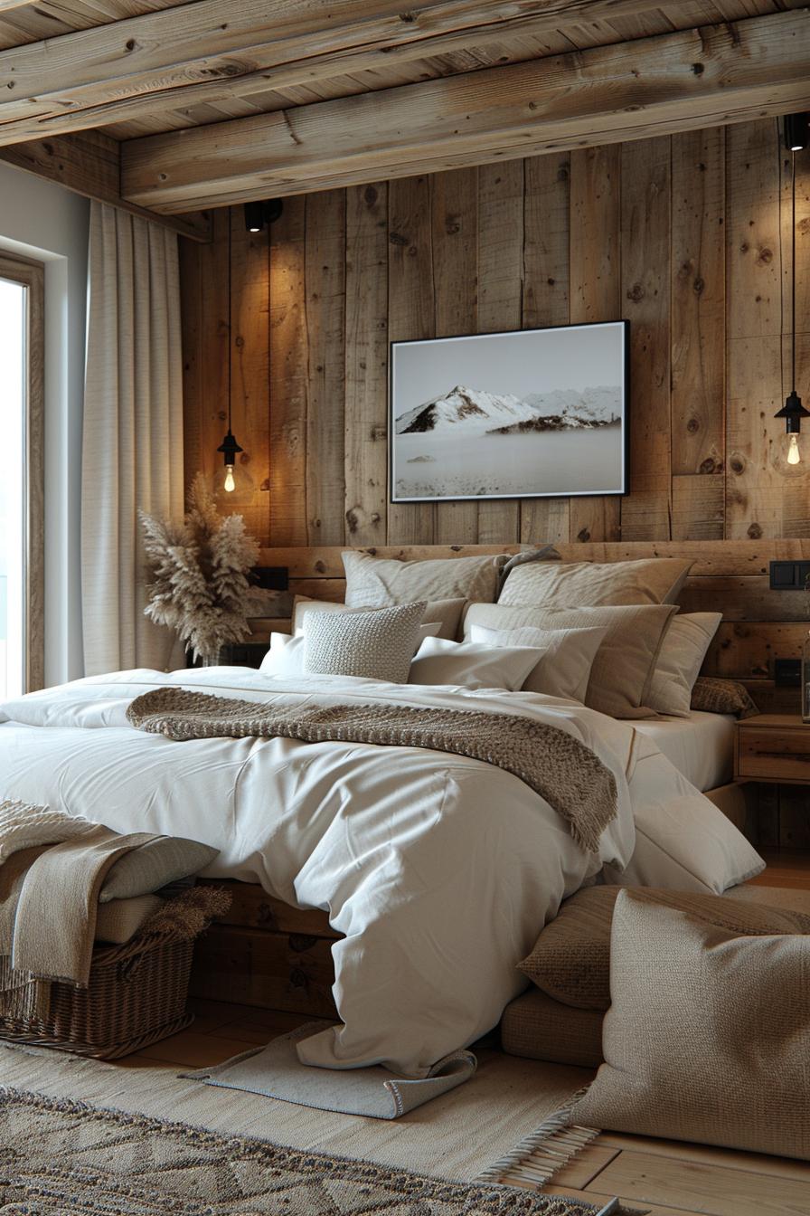 19 Best earthy modern bedroom ideas for a cozy retreat 39 11. Rustic modern bedroom Inspiration-0