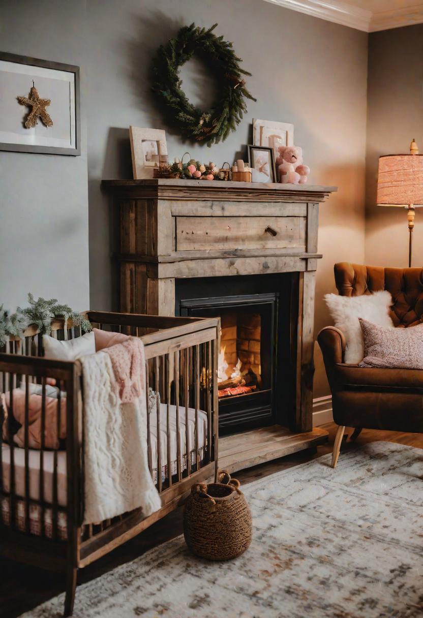 33 Enchanting Girl Nursery Ideas: Chic Decor for Her First Room 22 16. Rustic Nursery Decor Ideas-0