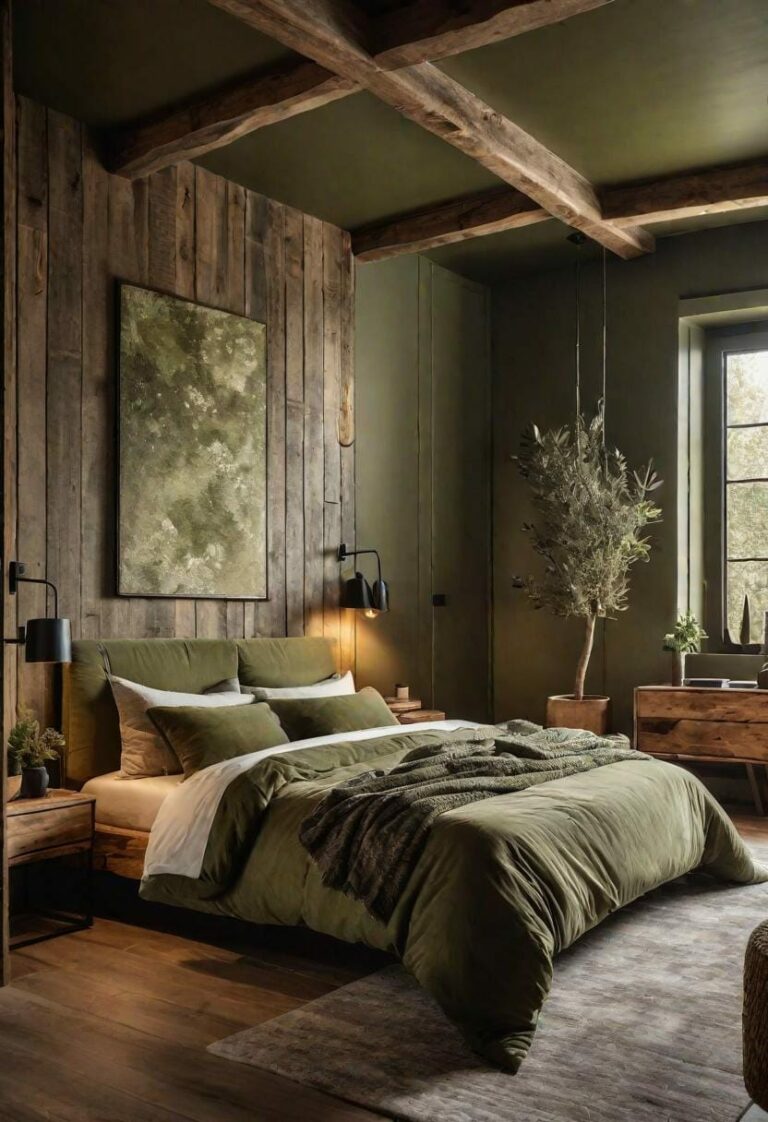 23 Stunning Olive Green Bedroom Ideas You’ll Absolutely Love