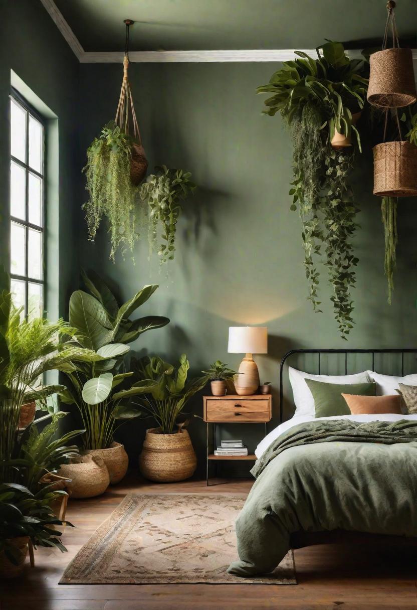 39 Sage Green Farmhouse Bedroom Ideas: Trendy Rustic Chic 40 25. Sage Green Bedroom Oasis Ideas-0