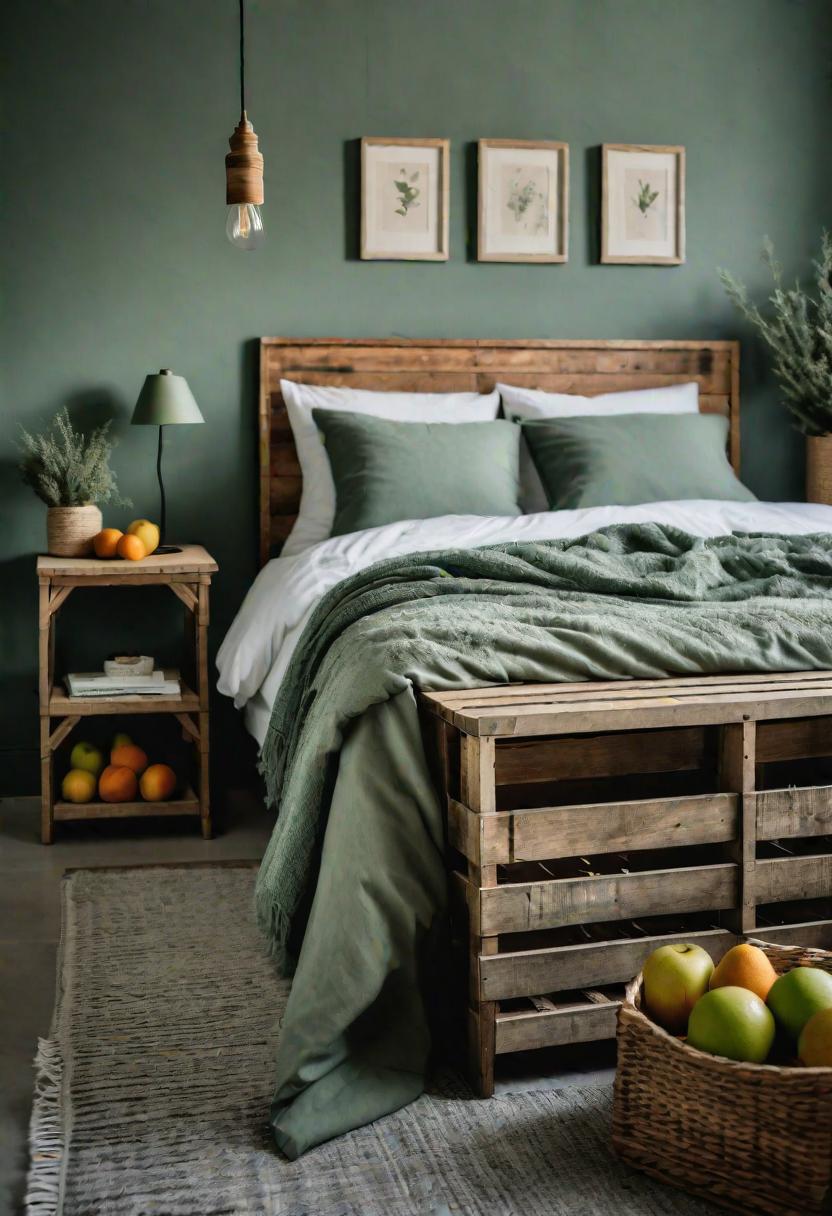 39 Sage Green Farmhouse Bedroom Ideas: Trendy Rustic Chic 44 27. Sage Green Farm Bedroom Design-1