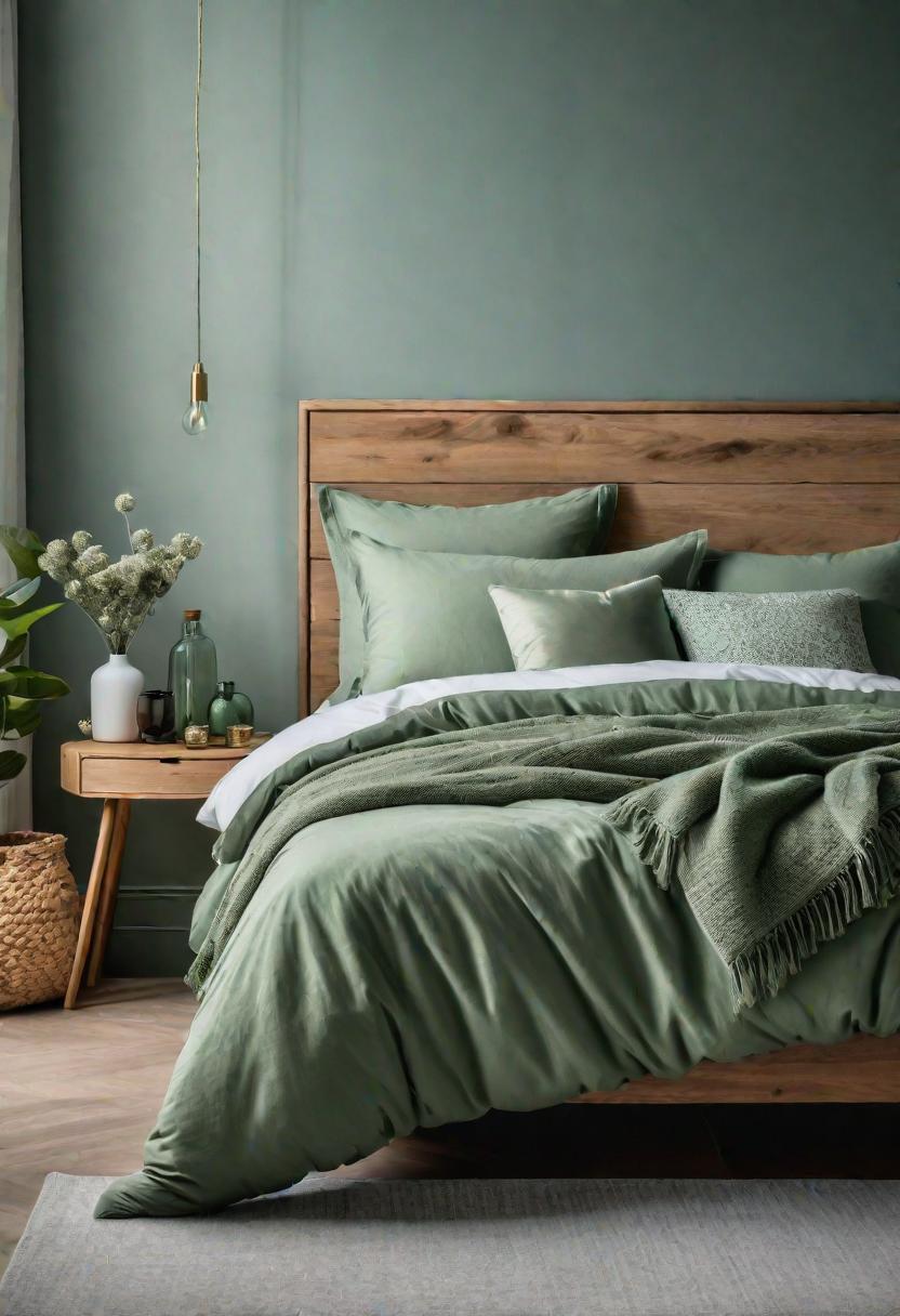39 Dreamy Bedroom Decor Ideas (New) 38 32. Sage Green Home Accents: Fresh-0