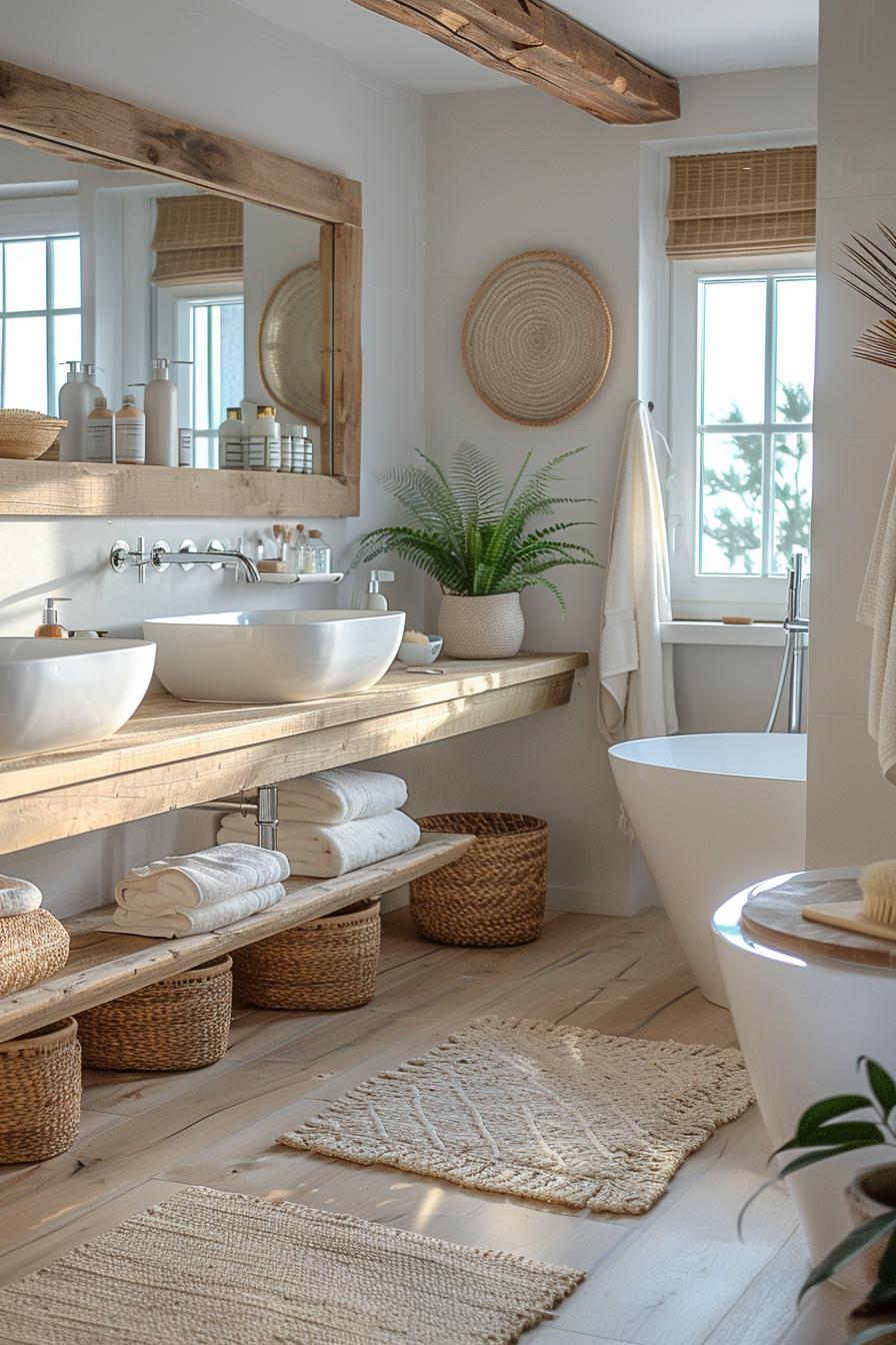 23 dream baths to inspire their creative genius 42 23. Sandy Beach House washroom beauty-0