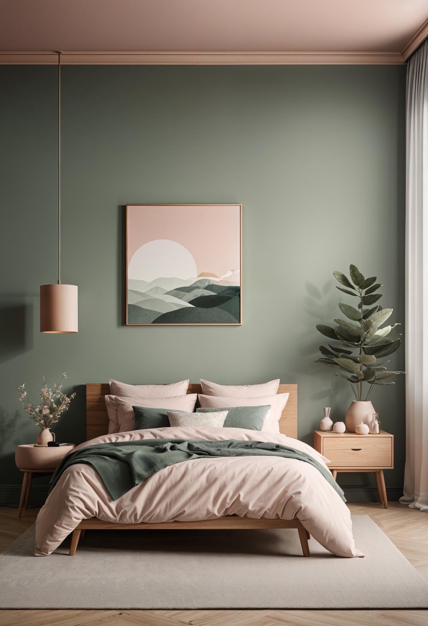30 Chic Sage Green and Blush Bedroom Ideas 42 21. Scandi-Inspired Sage Green Bedroom-0