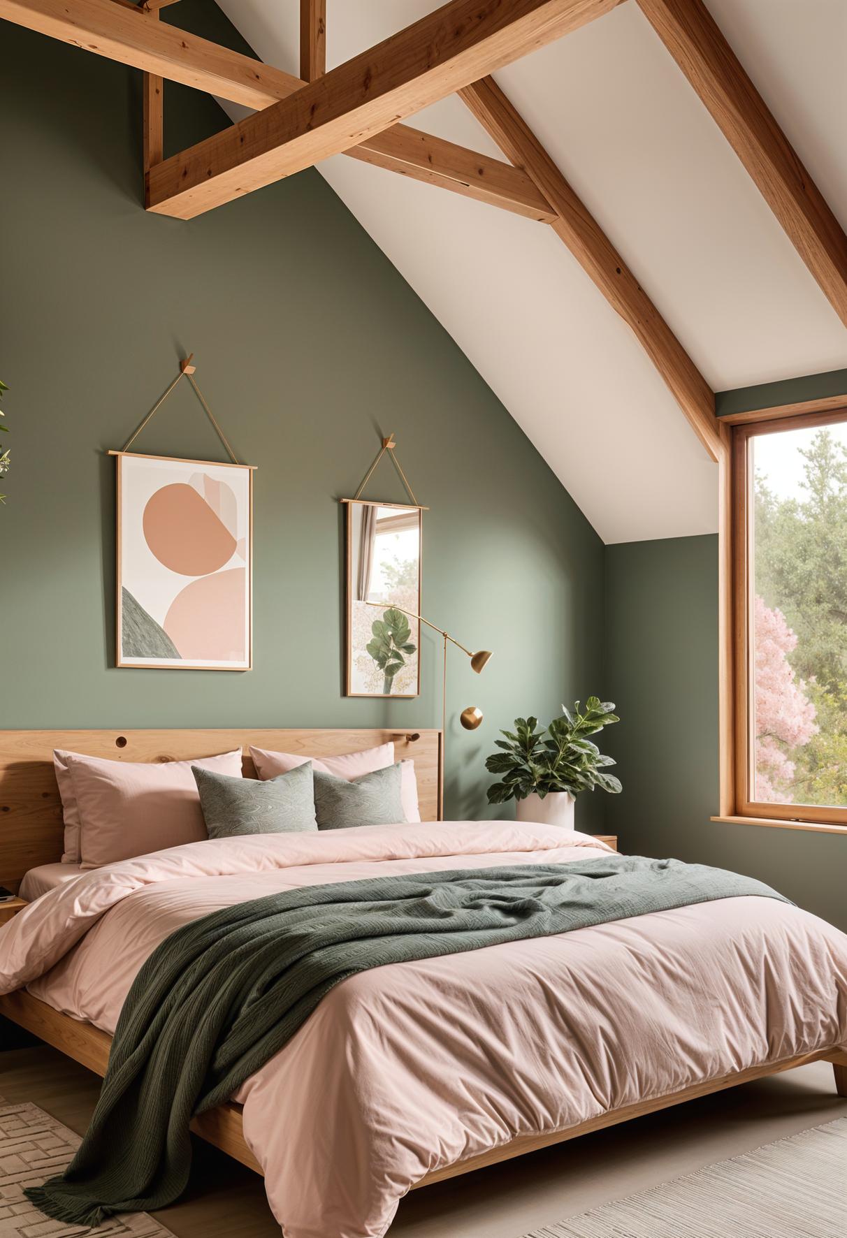 30 Chic Sage Green and Blush Bedroom Ideas 44 21. Scandi-Inspired Sage Green Bedroom-2