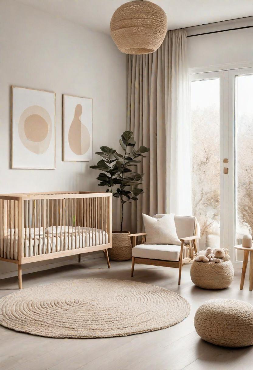 37 Sleek Minimalist Nursery Ideas: Modern, Serene Designs 3 1. Scandi Neutral Tones Nursery-0