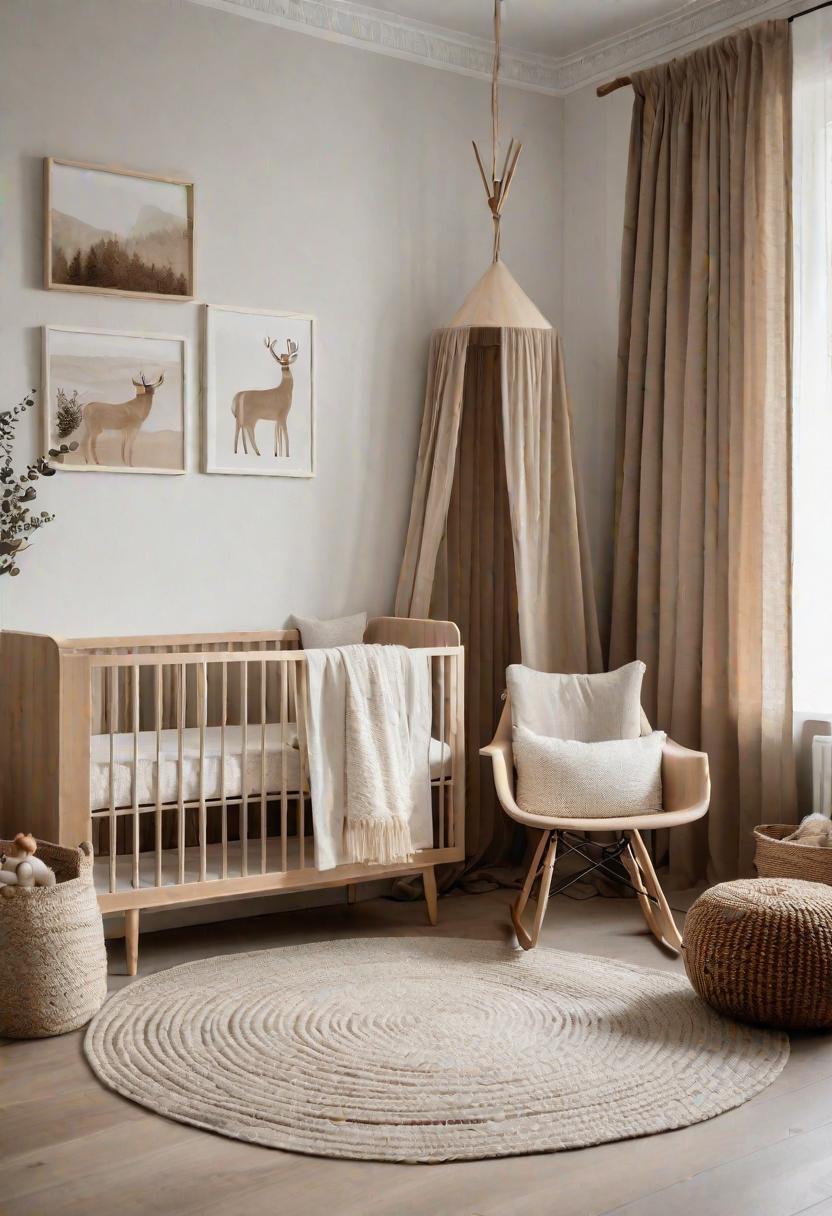 61 Dreamy Nursery Room Inspirations: From Cozy Corners to Whimsical Themes 6 3. Scandi Serenity Nursery Space-0