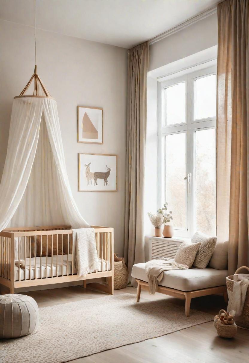 61 Dreamy Nursery Room Inspirations: From Cozy Corners to Whimsical Themes 7 3. Scandi Serenity Nursery Space-1