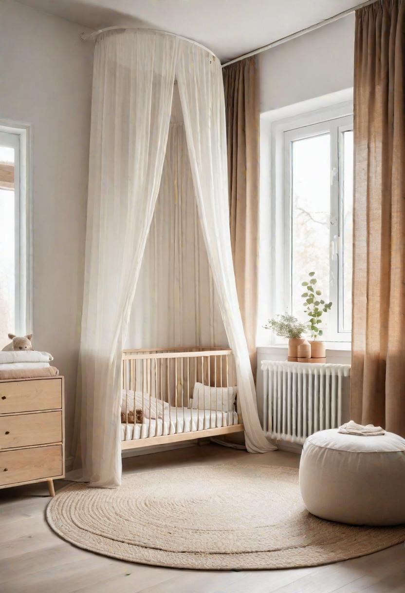 61 Dreamy Nursery Room Inspirations: From Cozy Corners to Whimsical Themes 8 3. Scandi Serenity Nursery Space-2