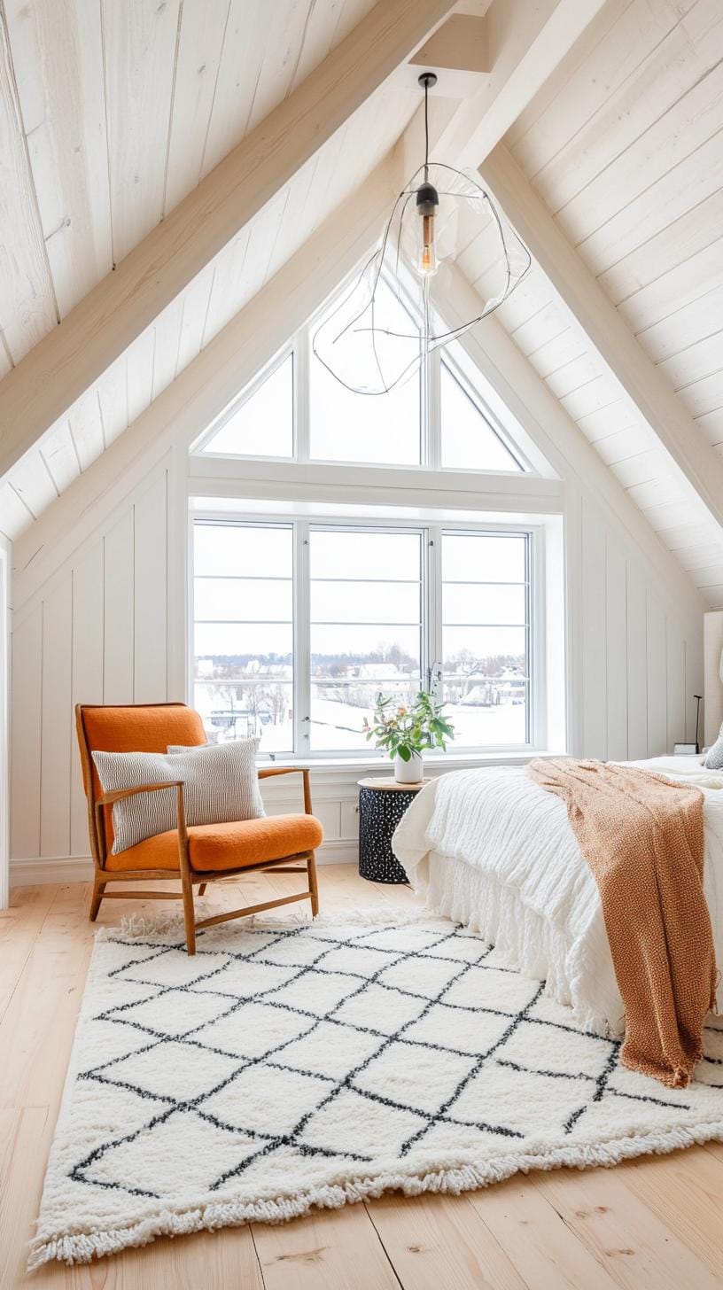 20 beautiful loft bedroom ideas for copying 12 3 .. Scandinavian loft style with a cozy Vibe-2