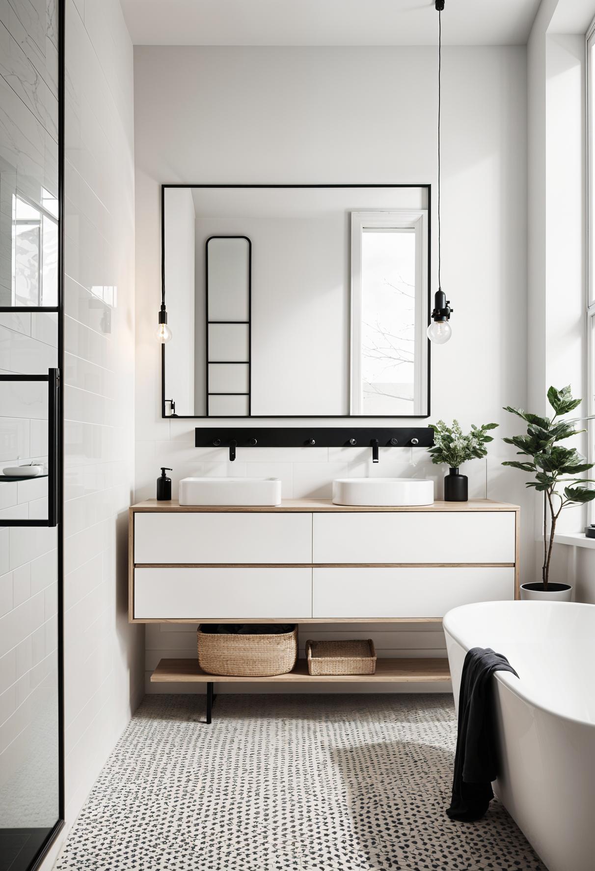19 breathtaking black and white bathroom designs to inspire them 6 4. Scandinavian minimalism in bathroom-0