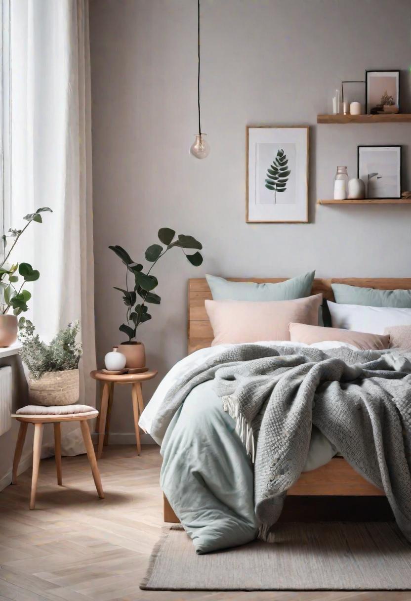 21 modern bedroom ideas for your 2025 makeover 13 3. Scandinavian bliss with light forests, pastel and hygge-inspired texture-2