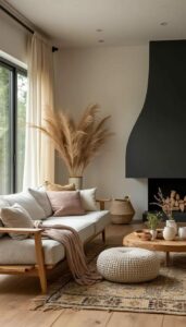 21 Cozy Organic Modern Living Room Ideas to Copy