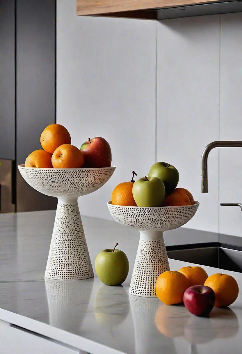 43 Inspiring Kitchen Decor Ideas: Stylish and Functional Accents 34 25. Sculptural Fruit Bowl Decor-0