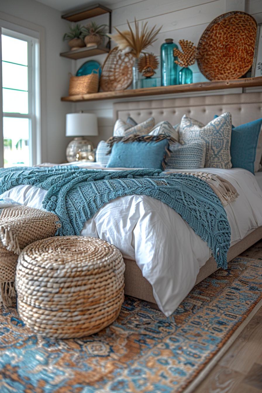 21 modern ideas for the coastal bedroom for a relaxing retreat 36 14. Sea glass in glass glass-0