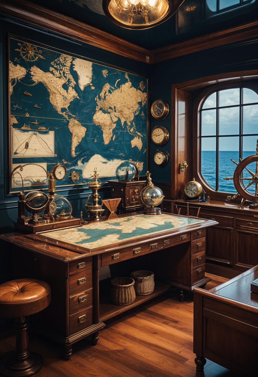 48 Super Cute Dream Room Inspirations for Ultimate Coziness! 39 28. Seafaring Decor Delights-0