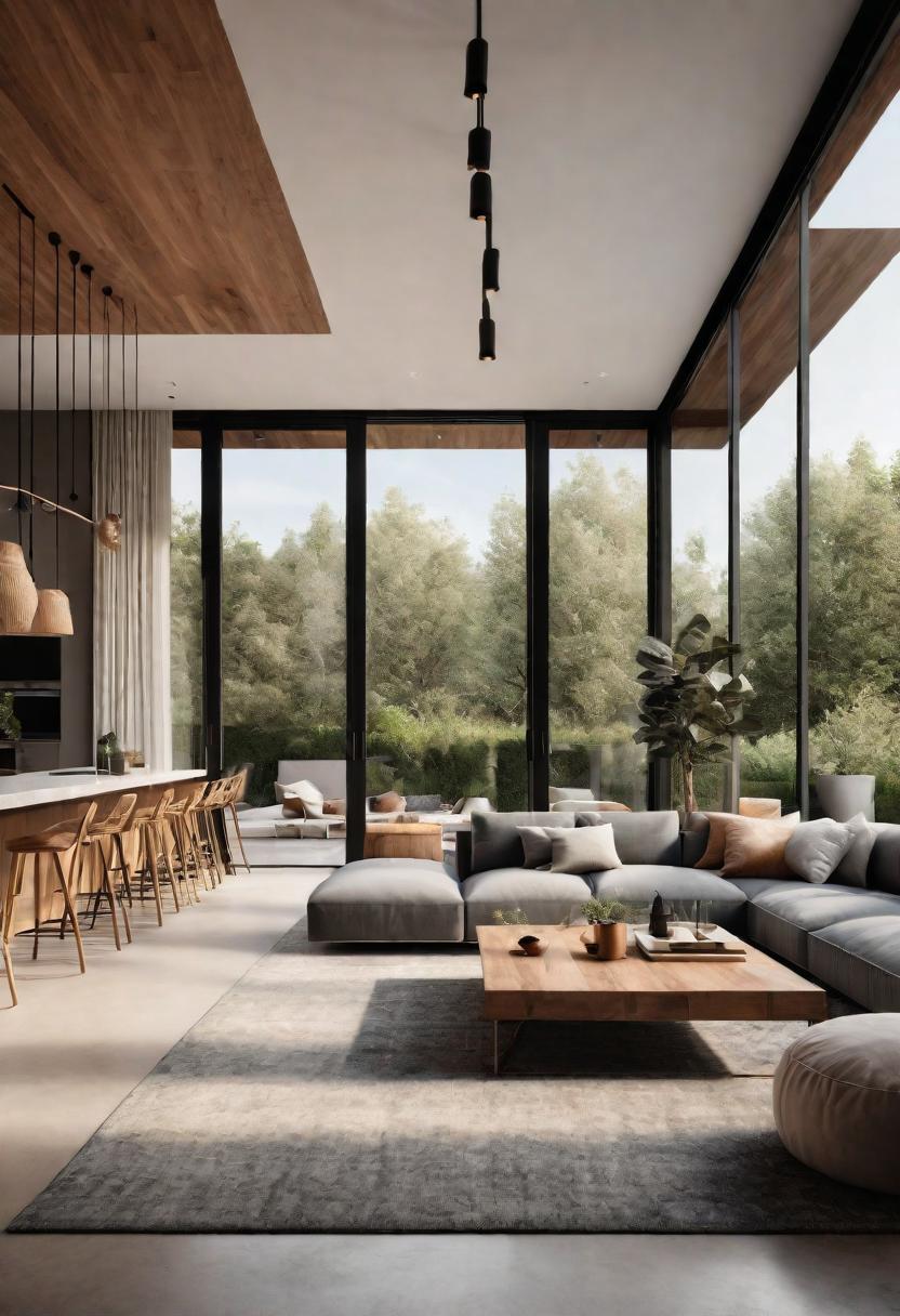 49 Modern Living Room Ideas: Create a Contemporary Haven 20 16. Seamless Indoor-Outdoor Living Concepts-0