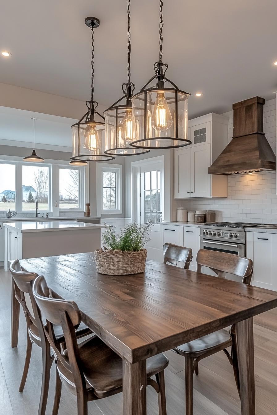 23 breathtaking modern dining tables from the middle of the century, which they worship 38 14th seamless kitchen minister-room integration-2