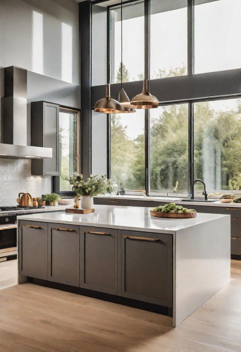 39 Cutting-Edge Modern Kitchen Design Ideas: Contemporary Style 11 8. Seamless Kitchen-Living Space Integration-1
