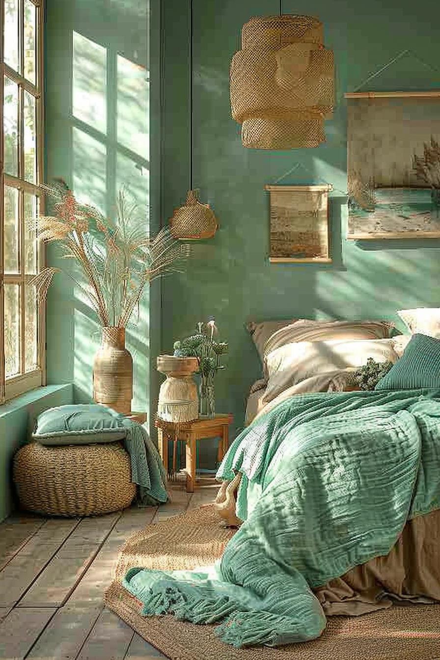 23 Trendy Boho Coastal Bedroom Ideas that you will love 62 23. Seaside chic bedroom decor-0