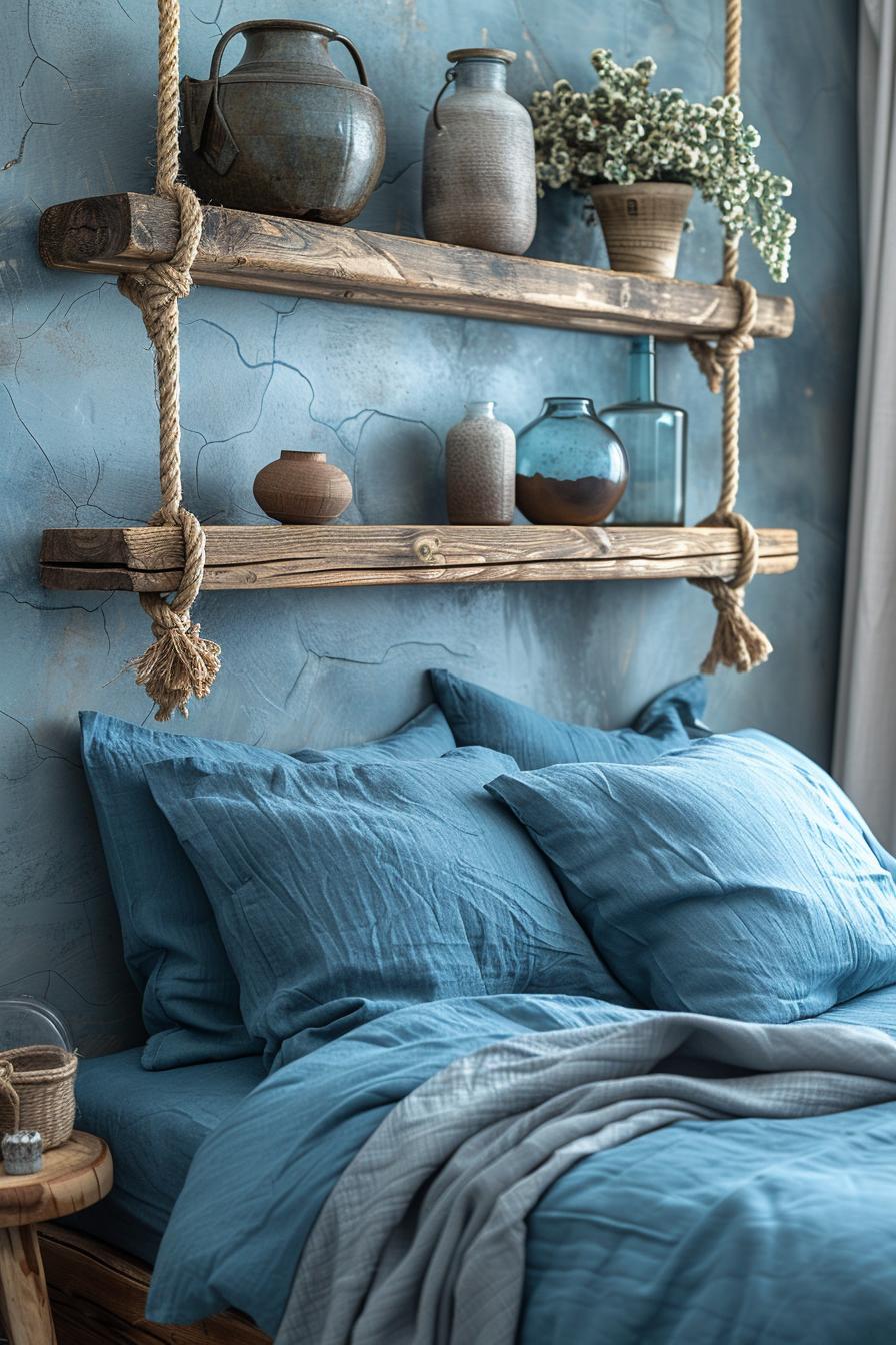 21 modern ideas for the coastal bedroom for a relaxing retreat 15 6. Inspired rope shelf ideas-0 on the sea