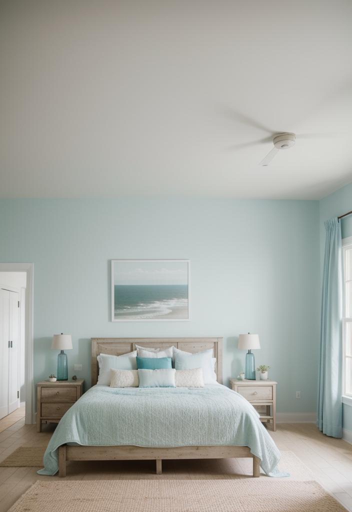 25 Eklektische Schlafzimmerideen für einen einzigartigen Raum 17 8. Seaside Serenity Collection-0