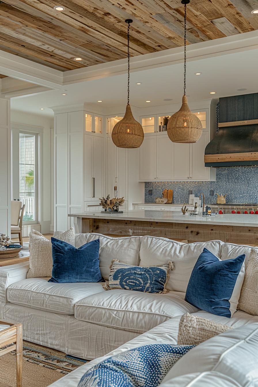 15 chic neutral coasts living room ideas that you will love 13 5. Sea throwing pillow trends 0