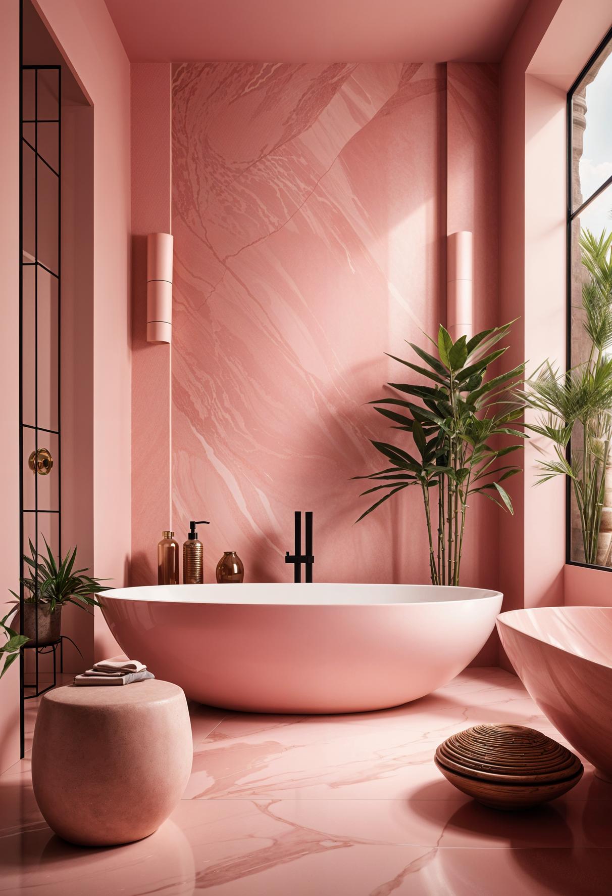 22 trendy pink bathroom designs for copying 31 31 21. Seren Pink Bad Retreat-0