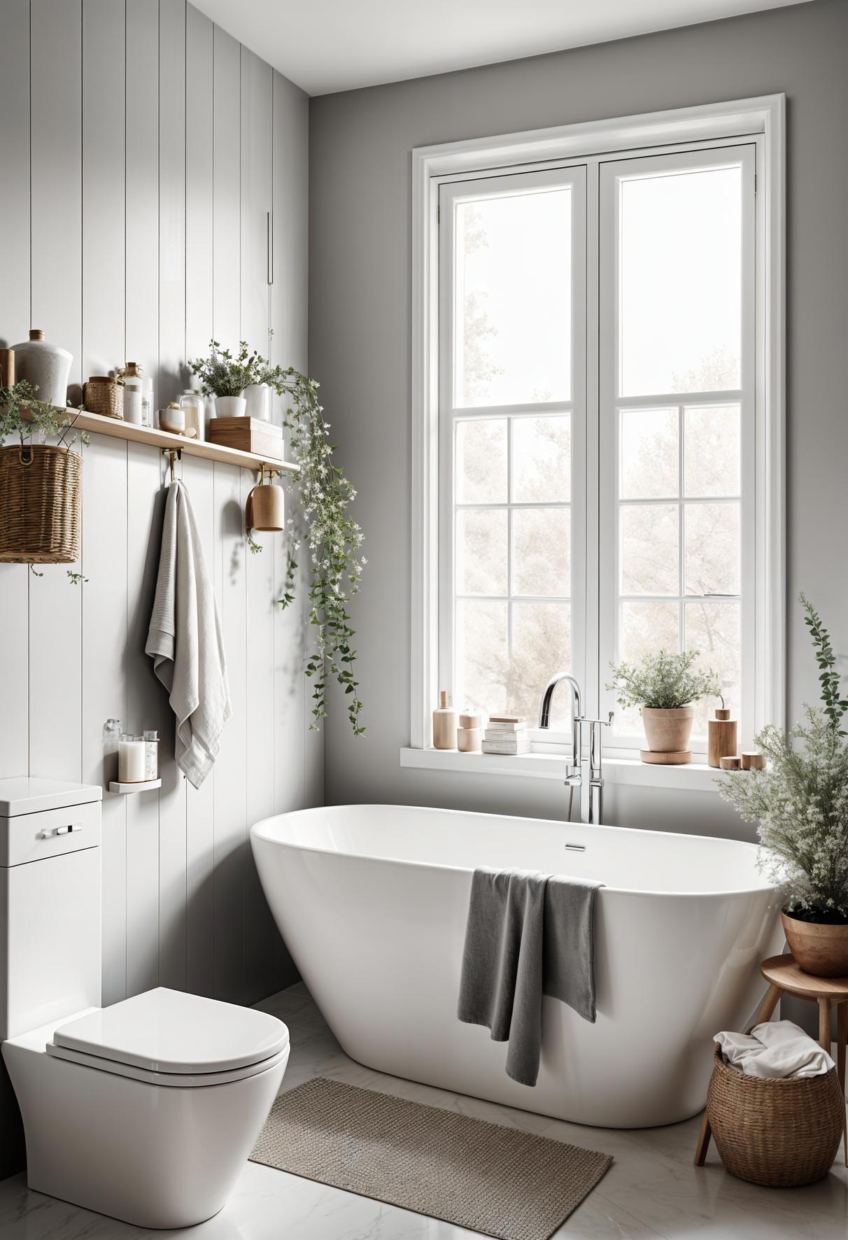 29 Breathtaking Bathroom Decor Ideas to Revamp Your Space 35 14. Serene Scandinavian Bathroom Decor-0