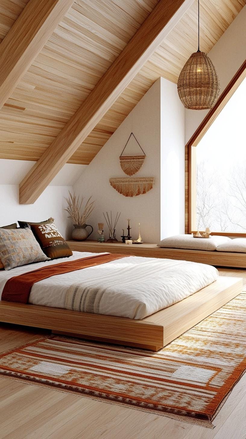 20 beautiful loft bedroom ideas for copying 21 6. Serene zen loft bedroom inspiration-1