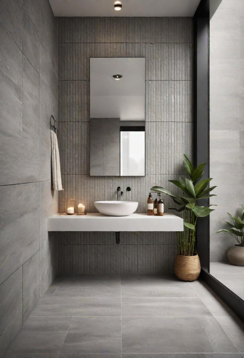 19 trendy bathroom tiles ideas, the WoW 21 11. Serenity through bamboo emboss-tile-0