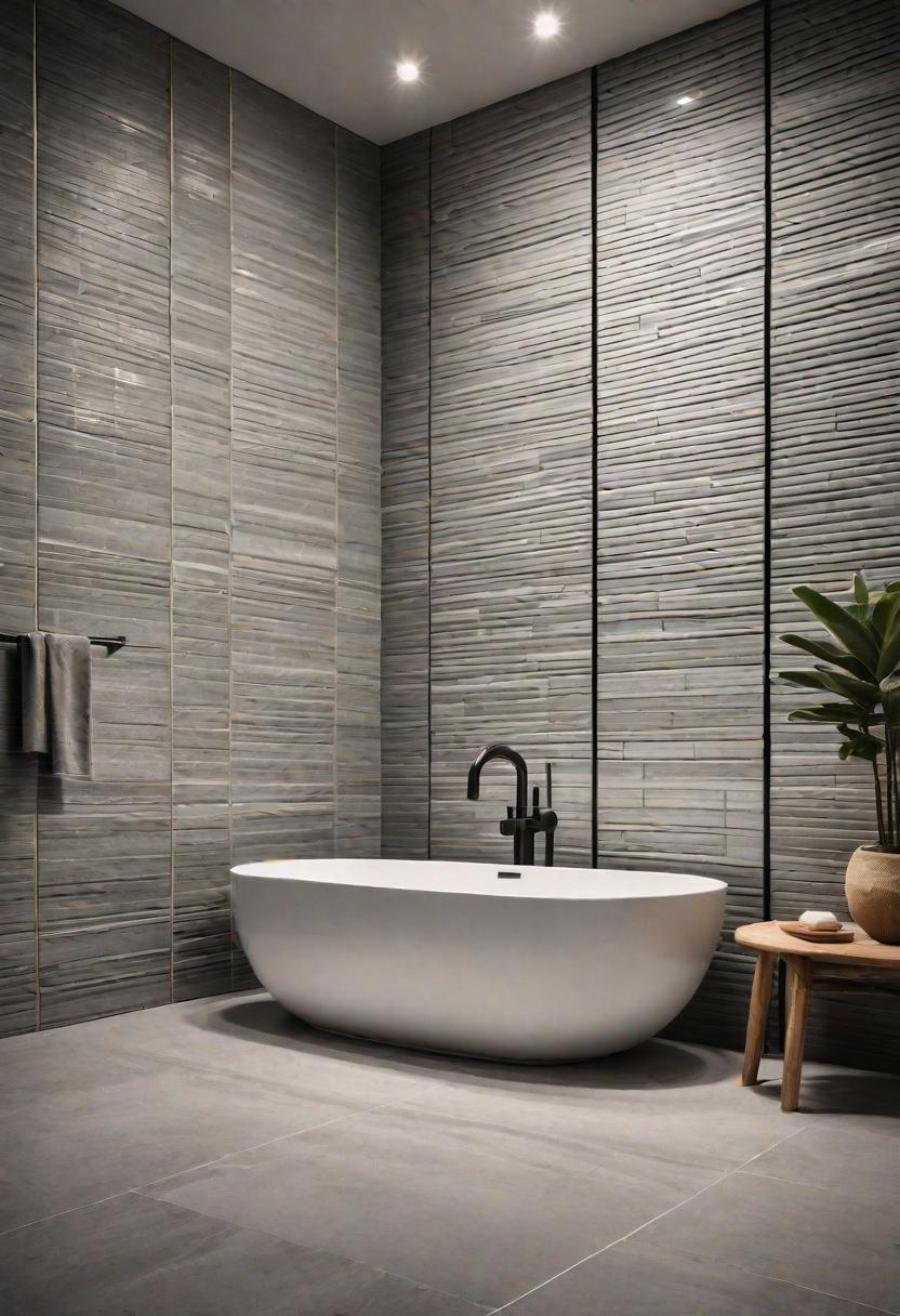 19 trendy bathroom tiles ideas, the WoW 22 11. Serenity through bambooembossed tile-1