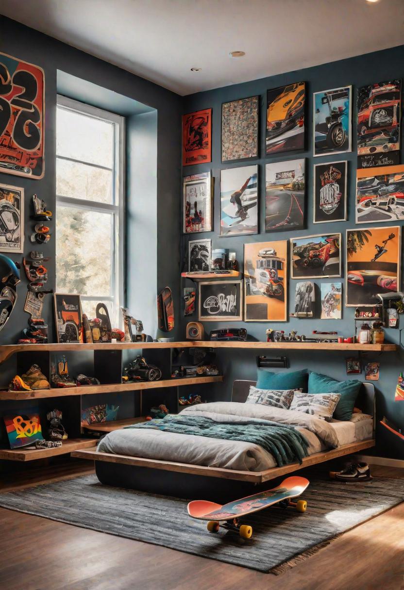 27 Awesome Teen Boy Bedroom Ideas Every Teenager Will Love! 18 12. Skate Park Bedroom Design-1