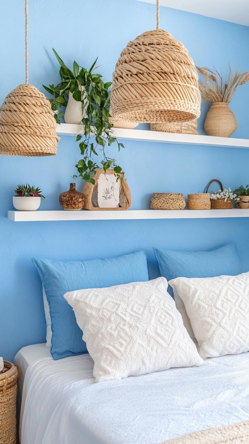 11. Sky Blue Zen: Balade HYS Blue Blue Gunness with Trifts have rakes and Potpourri-shell-1