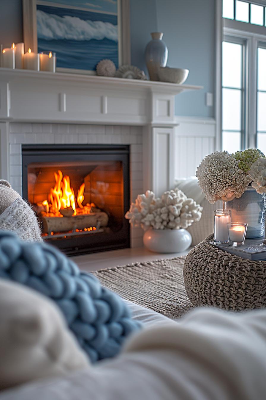 15 aesthetic modern coasts living room ideas 26 10. Sleek Coastal Fireplace Ideas-0