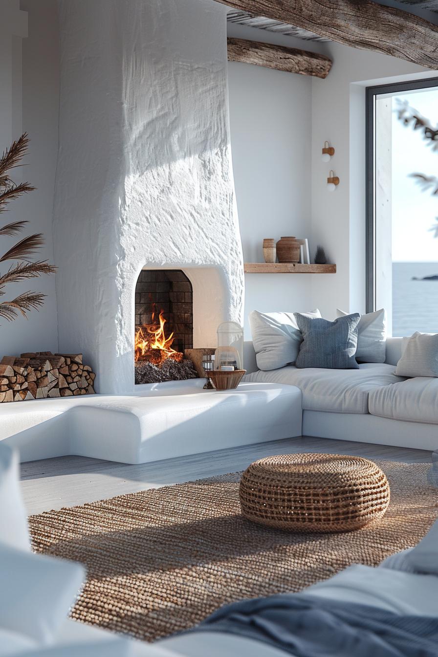 15 aesthetic modern coasts living room ideas 27 10. Worse coastal fireplace ideas-1
