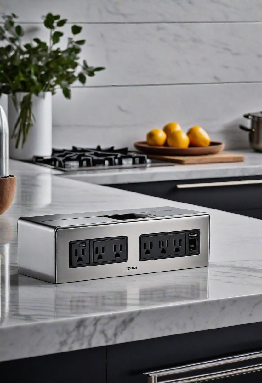 43 Inspiring Kitchen Decor Ideas: Stylish and Functional Accents 54 35. Sleek Countertop Power Outlets-0