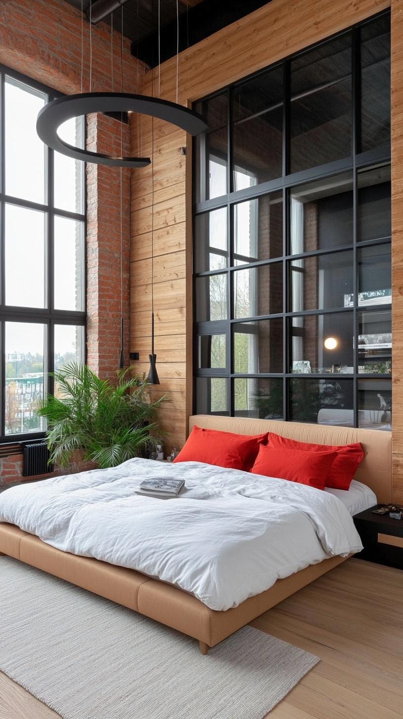 20 beautiful loft bedroom ideas for copying 52 15. Slim glass loft design-2