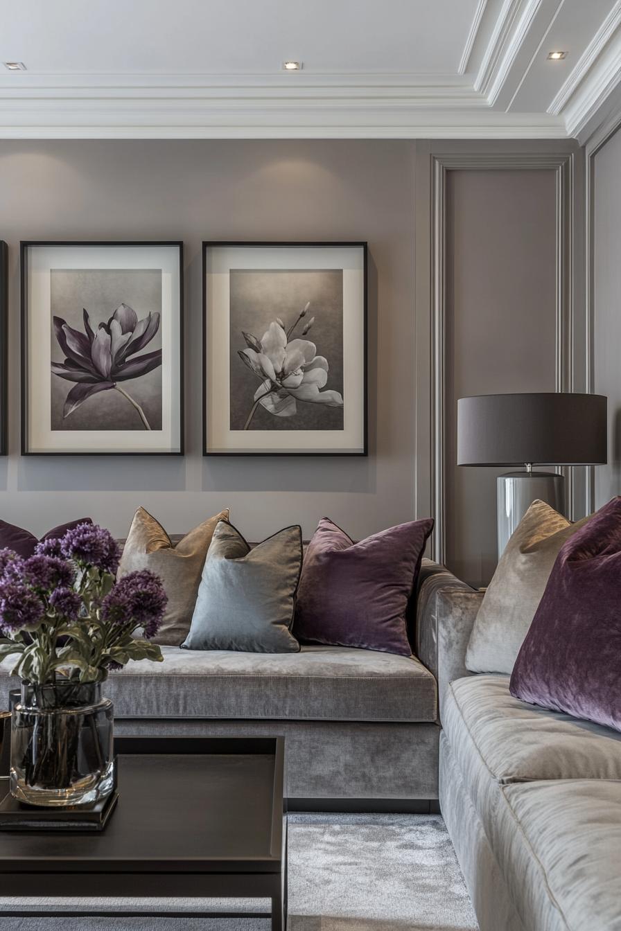 20 breathtaking living room wall decoration ideas 17 5. Sleek Large Wall Art Selection-0
